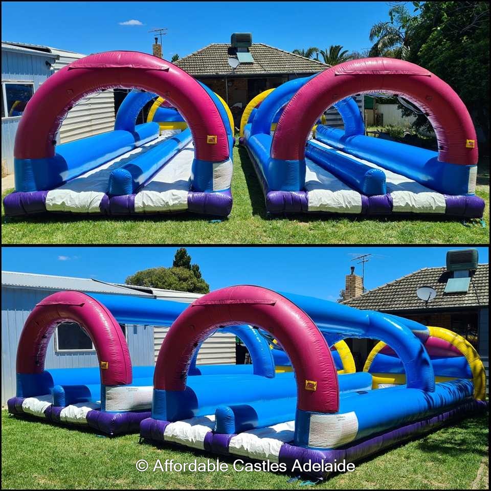Dual Lane Slip N Slide - Jumping Castle Hire in Adelaide, Elizabeth ...